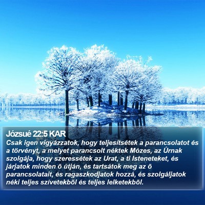 Józsué 22:5 KAR Bible Verse Image