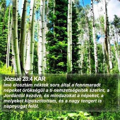 Józsué 23:4 KAR Bible Verse Image