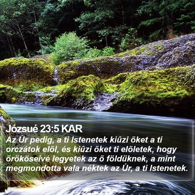 Józsué 23:5 KAR Bible Verse Image