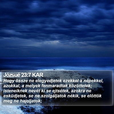 Józsué 23:7 KAR Bible Verse Image