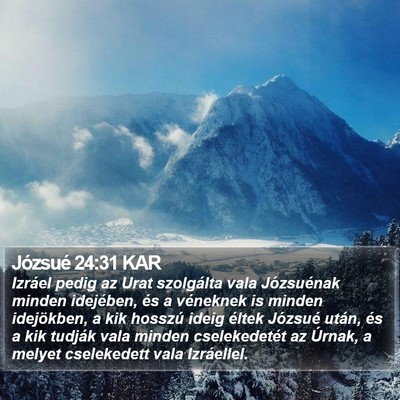 Józsué 24:31 KAR Bible Verse Image