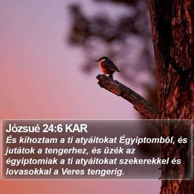 Józsué 24:6 KAR Bible Verse Image