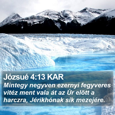 Józsué 4:13 KAR Bible Verse Image