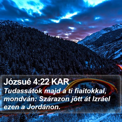 Józsué 4:22 KAR Bible Verse Image