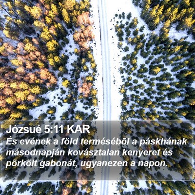 Józsué 5:11 KAR Bible Verse Image