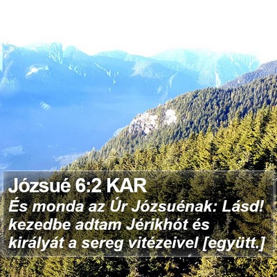 Józsué 6:2 KAR Bible Verse Image
