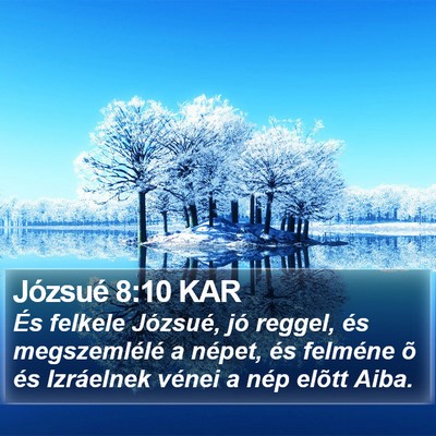 Józsué 8:10 KAR Bible Verse Image