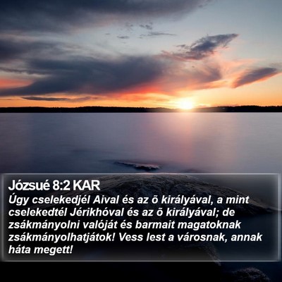 Józsué 8:2 KAR Bible Verse Image