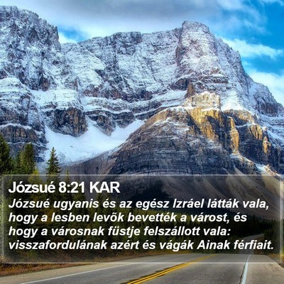 Józsué 8:21 KAR Bible Verse Image