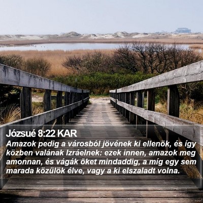 Józsué 8:22 KAR Bible Verse Image