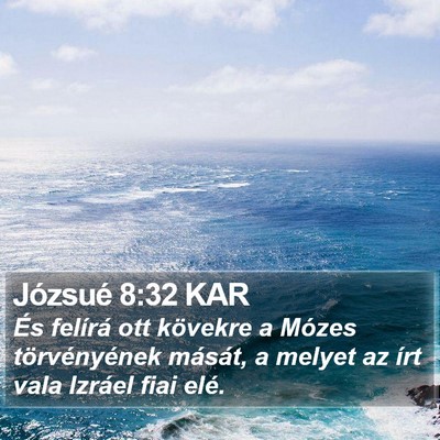 Józsué 8:32 KAR Bible Verse Image