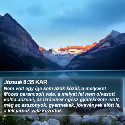 Józsué 8:35 KAR Bible Verse Image