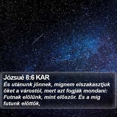 Józsué 8:6 KAR Bible Verse Image