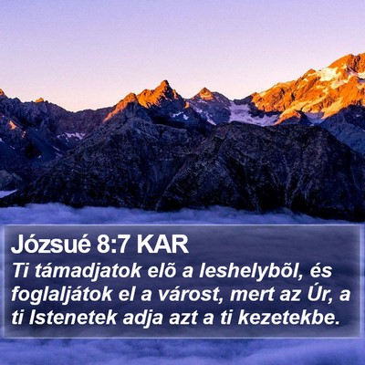 Józsué 8:7 KAR Bible Verse Image