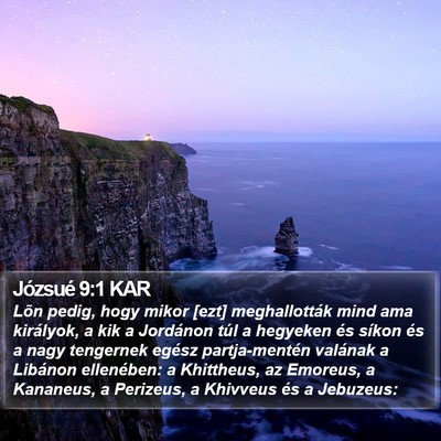 Józsué 9:1 KAR Bible Verse Image