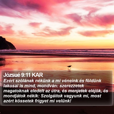 Józsué 9:11 KAR Bible Verse Image
