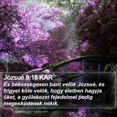 Józsué 9:15 KAR Bible Verse Image