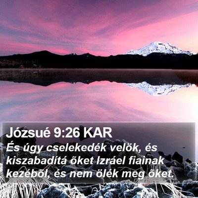 Józsué 9:26 KAR Bible Verse Image