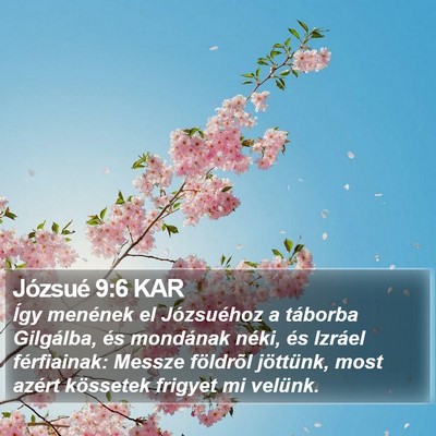 Józsué 9:6 KAR Bible Verse Image