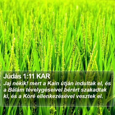 Júdás 1:11 KAR Bible Verse Image