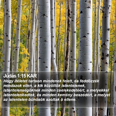 Júdás 1:15 KAR Bible Verse Image