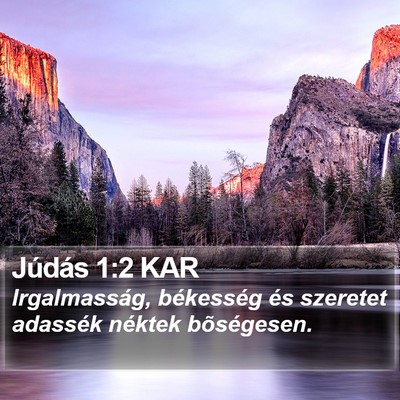 Júdás 1:2 KAR Bible Verse Image