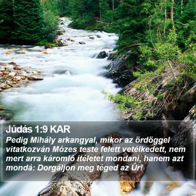 Júdás 1:9 KAR Bible Verse Image