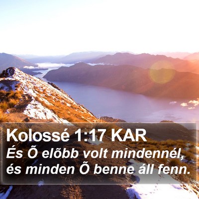 Kolossé 1:17 KAR Bible Verse Image