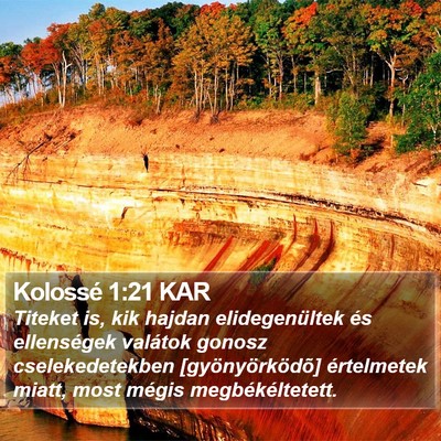 Kolossé 1:21 KAR Bible Verse Image