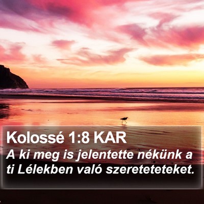 Kolossé 1:8 KAR Bible Verse Image