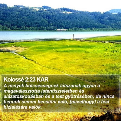 Kolossé 2:23 KAR Bible Verse Image