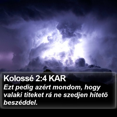 Kolossé 2:4 KAR Bible Verse Image