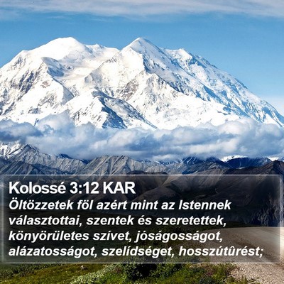 Kolossé 3:12 KAR Bible Verse Image