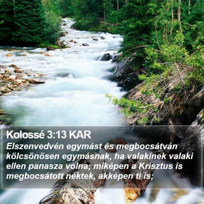 Kolossé 3:13 KAR Bible Verse Image