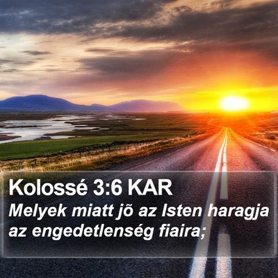 Kolossé 3:6 KAR Bible Verse Image