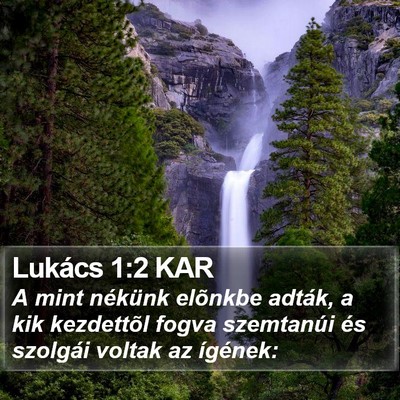 Lukács 1:2 KAR Bible Verse Image