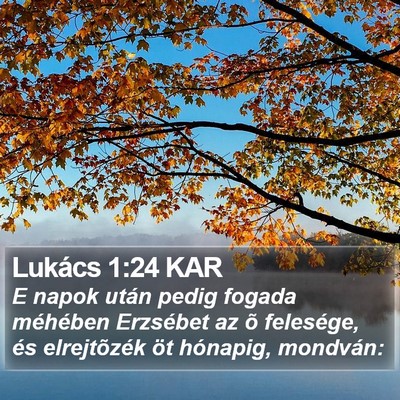 Lukács 1:24 KAR Bible Verse Image