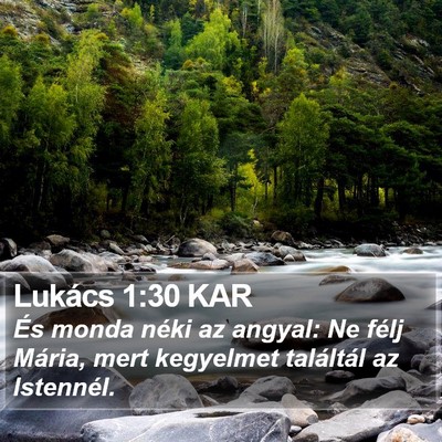 Lukács 1:30 KAR Bible Verse Image