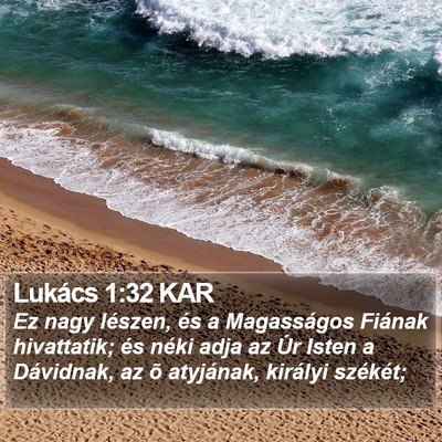 Lukács 1:32 KAR Bible Verse Image