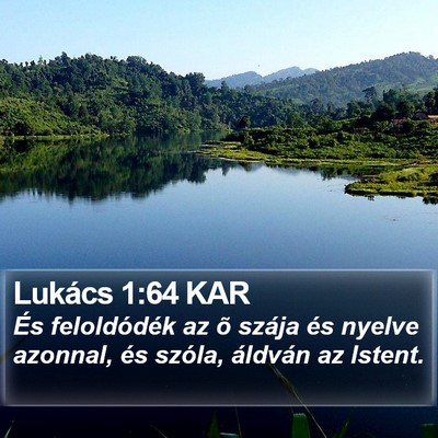 Lukács 1:64 KAR Bible Verse Image