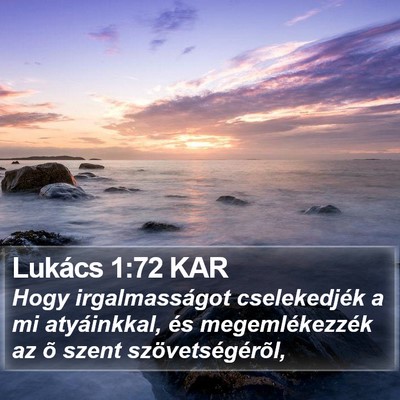 Lukács 1:72 KAR Bible Verse Image