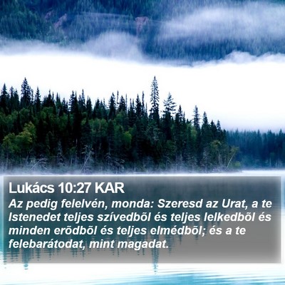 Lukács 10:27 KAR Bible Verse Image