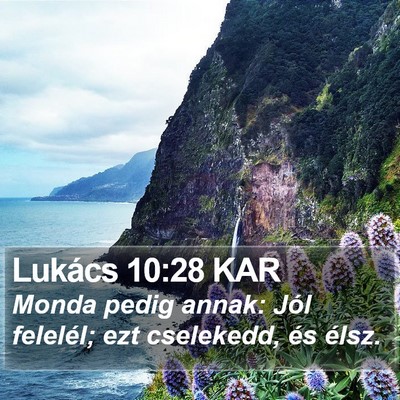Lukács 10:28 KAR Bible Verse Image