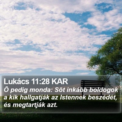 Lukács 11:28 KAR Bible Verse Image