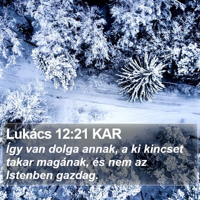 Lukács 12:21 KAR Bible Verse Image