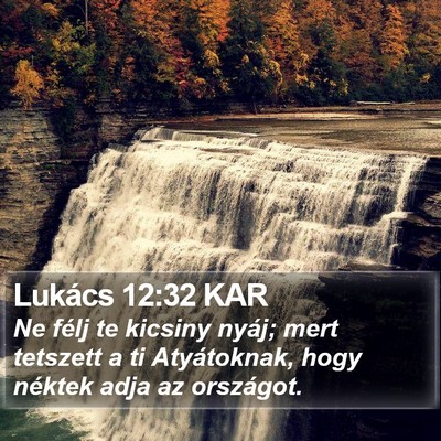 Lukács 12:32 KAR Bible Verse Image