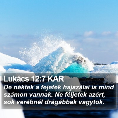 Lukács 12:7 KAR Bible Verse Image