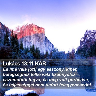Lukács 13:11 KAR Bible Verse Image