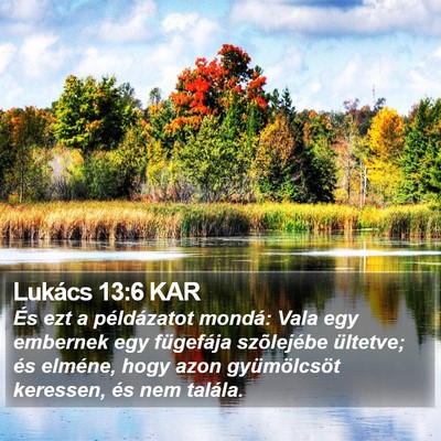 Lukács 13:6 KAR Bible Verse Image