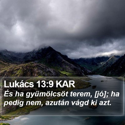 Lukács 13:9 KAR Bible Verse Image